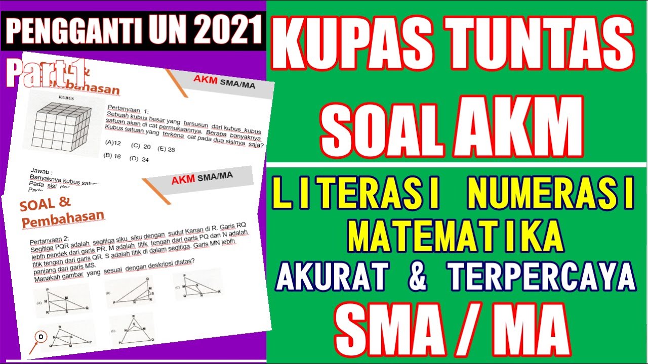 Detail Contoh Soal Akm Matematika Smp Dan Pembahasannya Nomer 26