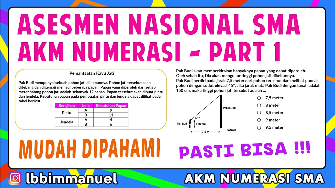 Detail Contoh Soal Akm Sma Dan Pembahasannya Nomer 40