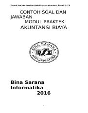 Detail Contoh Soal Akuntansi Biaya Nomer 47