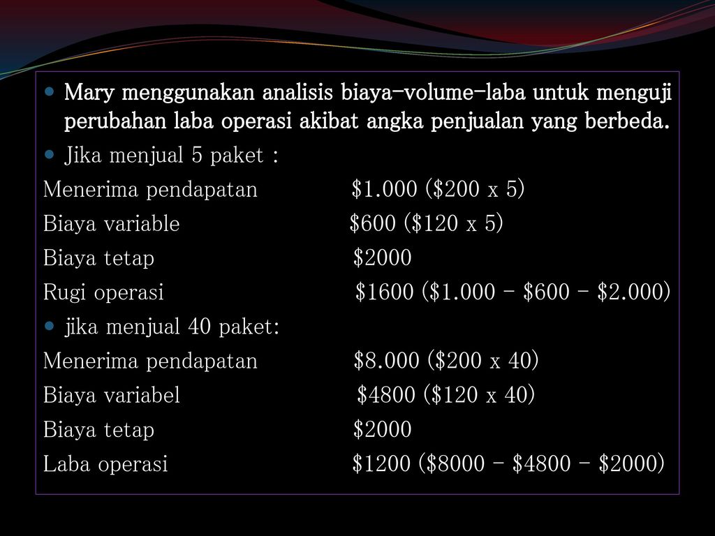 Detail Contoh Soal Analisis Biaya Volume Laba Nomer 12