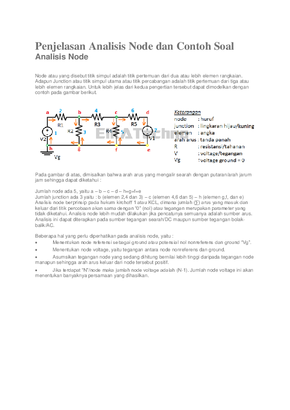 Detail Contoh Soal Analisis Node Nomer 17