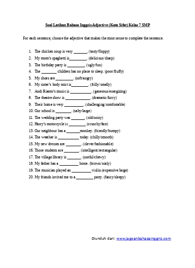 Detail Contoh Soal Article A An The Nomer 27