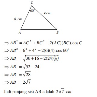 Detail Contoh Soal Aturan Sinus Beserta Jawabannya Nomer 26