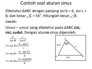 Detail Contoh Soal Aturan Sinus Dan Cosinus Beserta Jawabannya Nomer 7