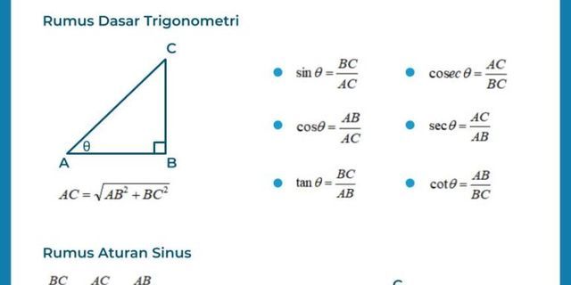 Detail Contoh Soal Aturan Sinus Dan Cosinus Beserta Jawabannya Nomer 46