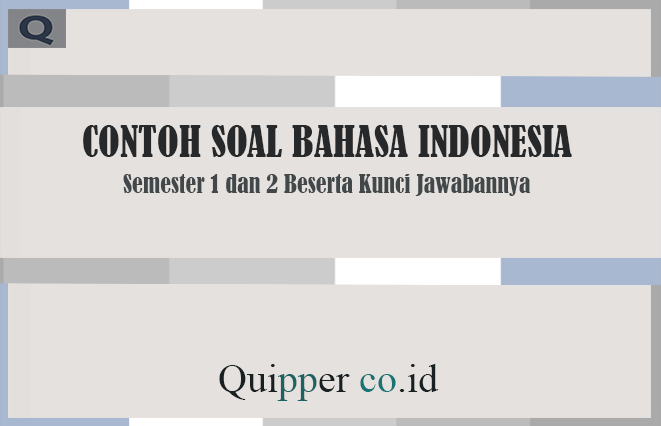 Detail Contoh Soal Bahasa Indonesia Kelas 1 Nomer 40