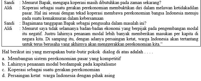 Detail Contoh Soal Bahasa Indonesia Kelas 9 Semester 1 Beserta Jawabannya Nomer 8