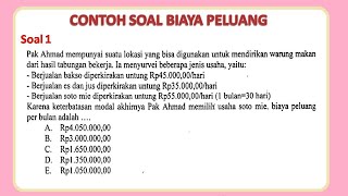 Detail Contoh Soal Biaya Peluang Nomer 5