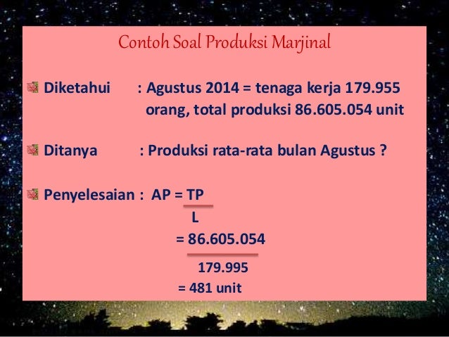 Detail Contoh Soal Biaya Produksi Jangka Pendek Nomer 35