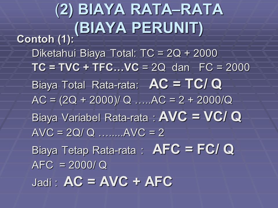 Detail Contoh Soal Biaya Tetap Nomer 18