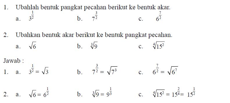 Detail Contoh Soal Bilangan Berpangkat Pecahan Dan Cara Penyelesaiannya Nomer 6