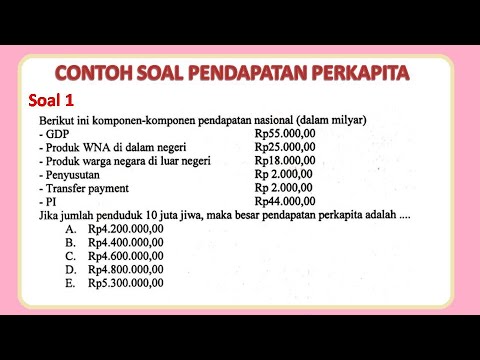 Detail Contoh Soal Cara Menghitung Pendapatan Nasional Nomer 12