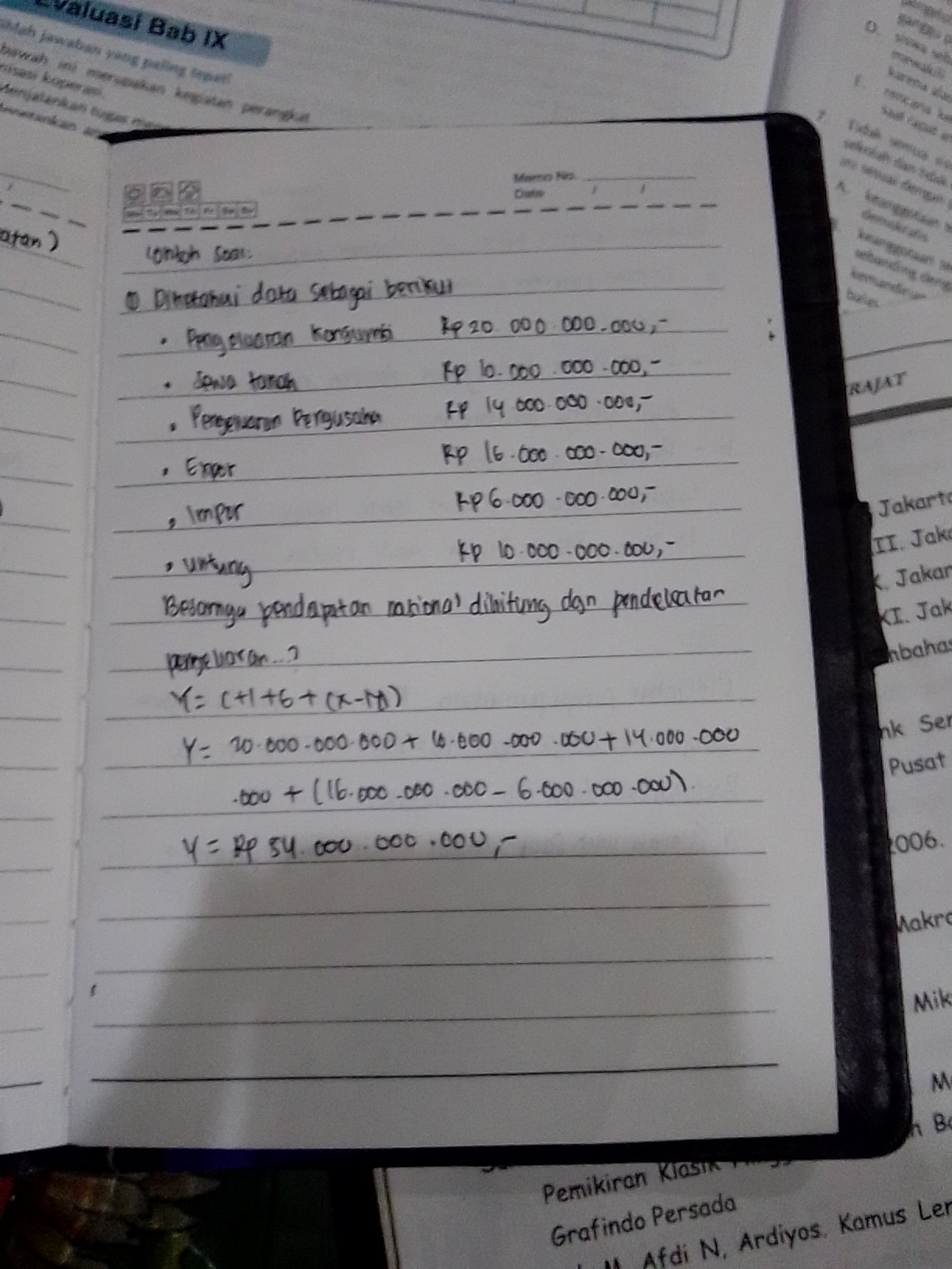 Detail Contoh Soal Cara Menghitung Pendapatan Nasional Nomer 20