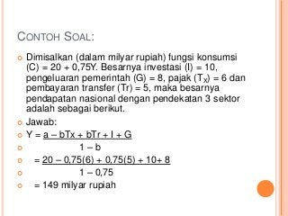 Detail Contoh Soal Cara Menghitung Pendapatan Nasional Nomer 24