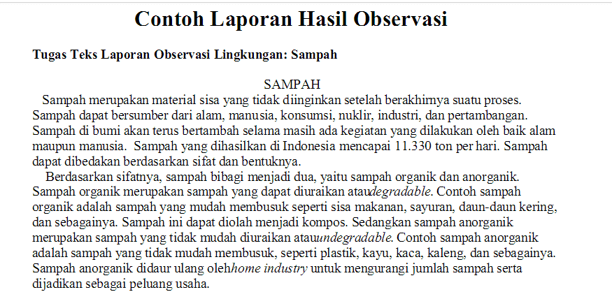 Detail Contoh Soal Cerita Bahasa Indonesia Nomer 3