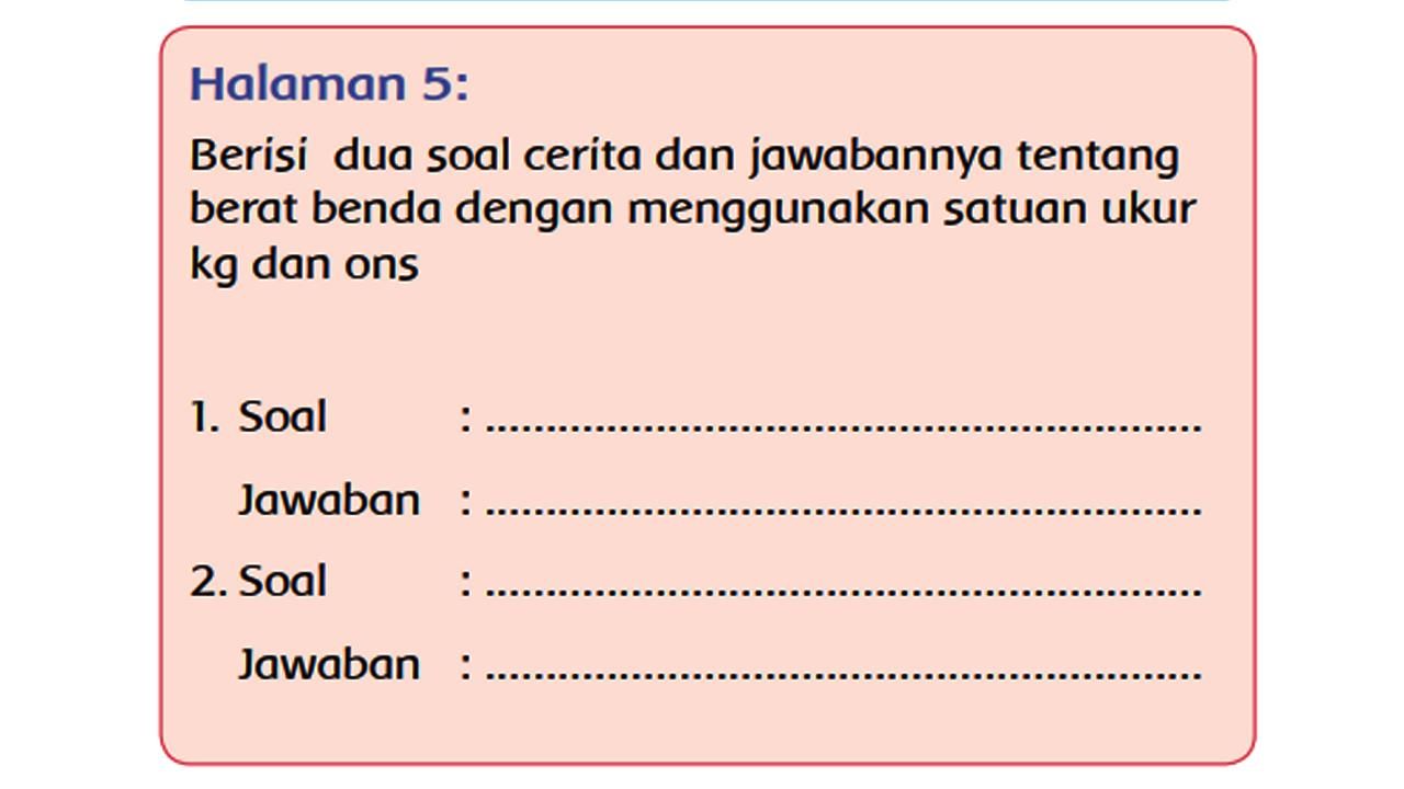 Detail Contoh Soal Cerita Satuan Panjang Dan Jawabannya Nomer 14