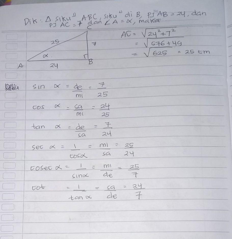 Detail Contoh Soal Cosinus Beserta Jawabannya Nomer 30