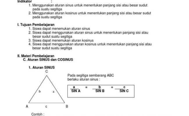 Detail Contoh Soal Cosinus Beserta Jawabannya Nomer 48