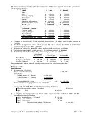Detail Contoh Soal Dan Jawaban Akuntansi Keuangan Lanjutan 2 Konsolidasi Nomer 9
