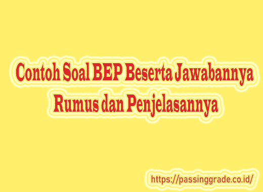 Contoh Soal Dan Jawaban Bep - KibrisPDR