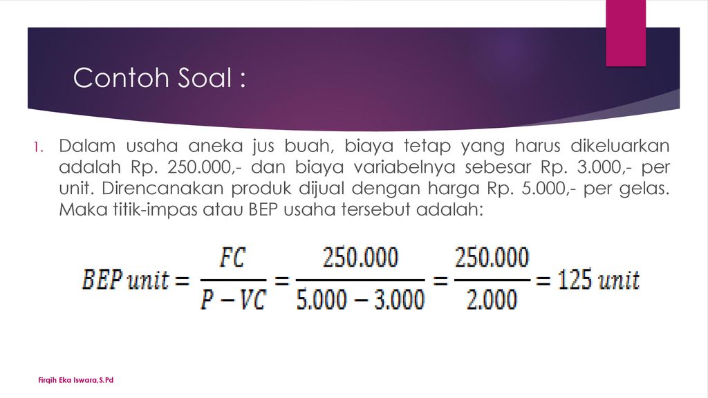 Detail Contoh Soal Dan Jawaban Bep Nomer 22