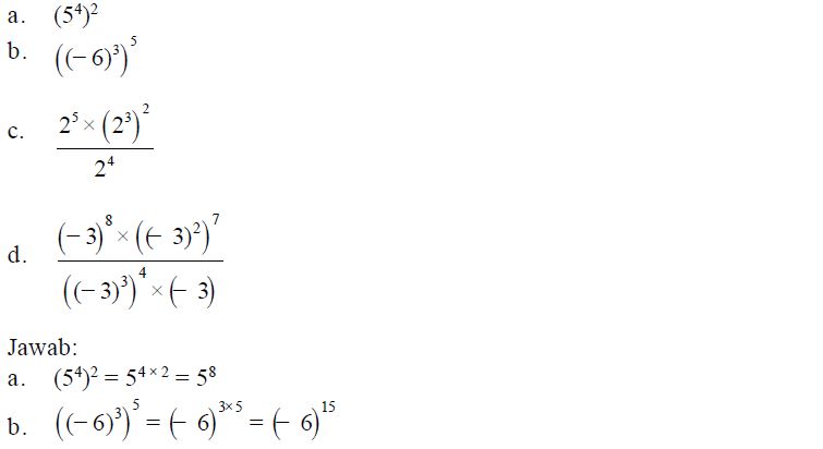 Detail Contoh Soal Dan Jawaban Bilangan Berpangkat Smk Nomer 7