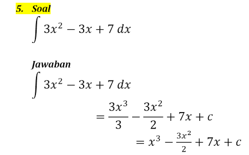 Detail Contoh Soal Dan Jawaban Integral Tentu Nomer 11