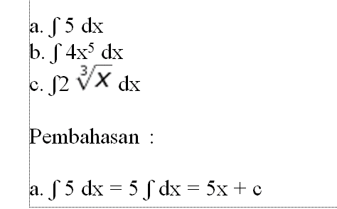 Detail Contoh Soal Dan Jawaban Integral Tentu Nomer 37