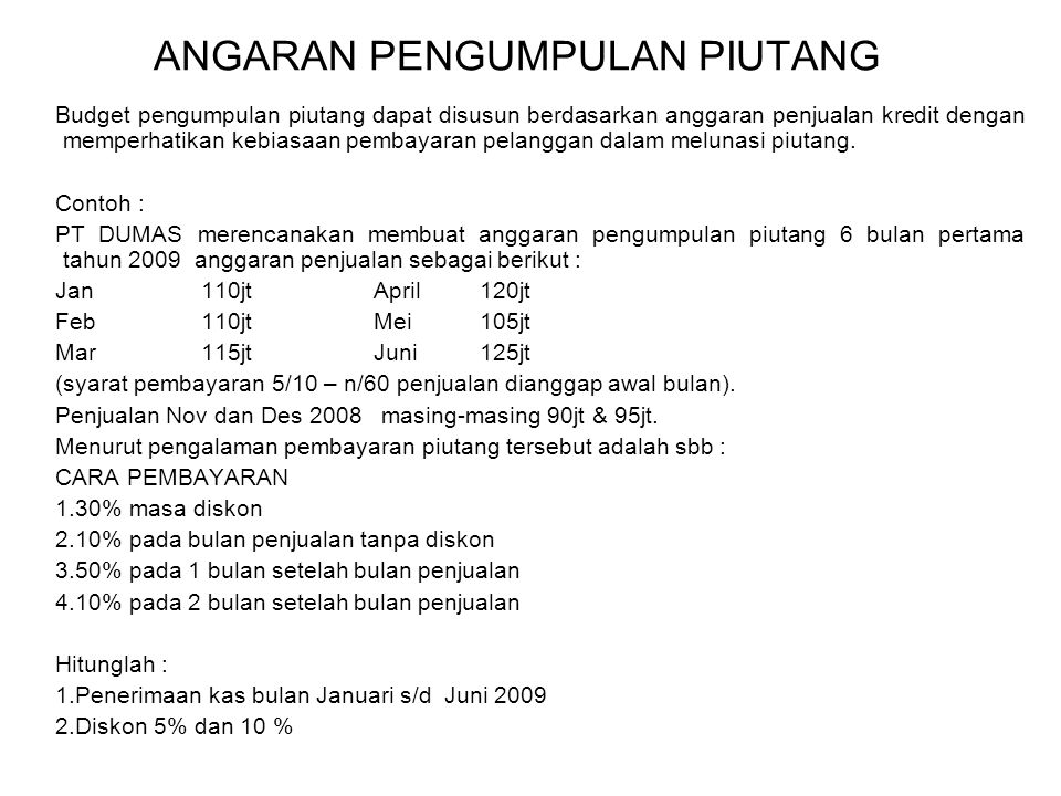 Detail Contoh Soal Dan Jawaban Manajemen Piutang Nomer 14