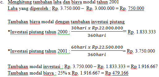 Detail Contoh Soal Dan Jawaban Manajemen Piutang Nomer 25