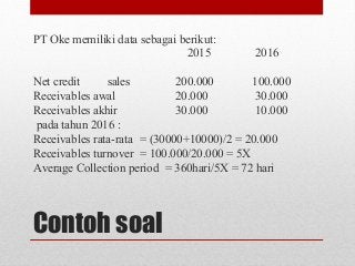 Detail Contoh Soal Dan Jawaban Manajemen Piutang Nomer 7