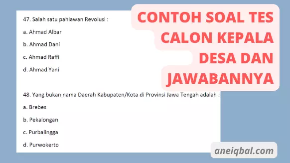 Detail Contoh Soal Dan Jawaban Tentang Nomer 44