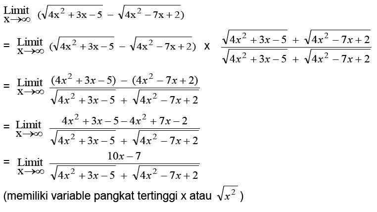 Detail Contoh Soal Dan Pembahasan Limit Tak Hingga Nomer 12