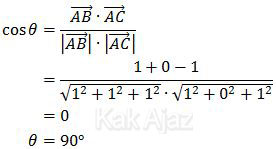 Detail Contoh Soal Dan Pembahasan Sudut Antara Dua Vektor Matematika Nomer 8