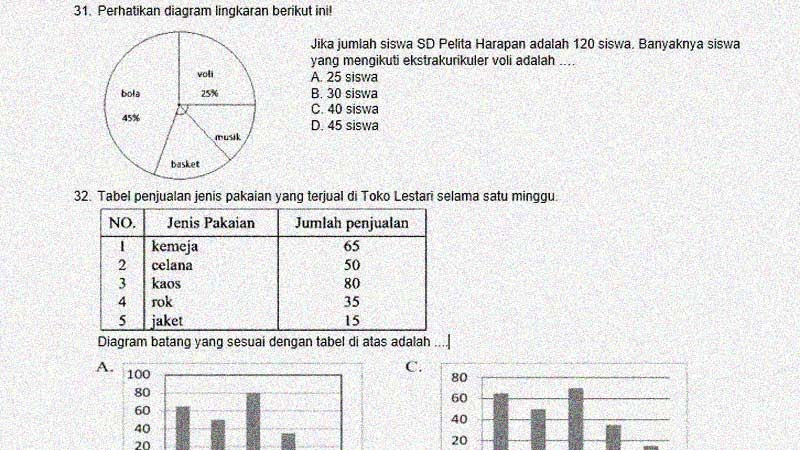 Detail Contoh Soal Diagram Lingkaran Dan Pembahasannya Nomer 50