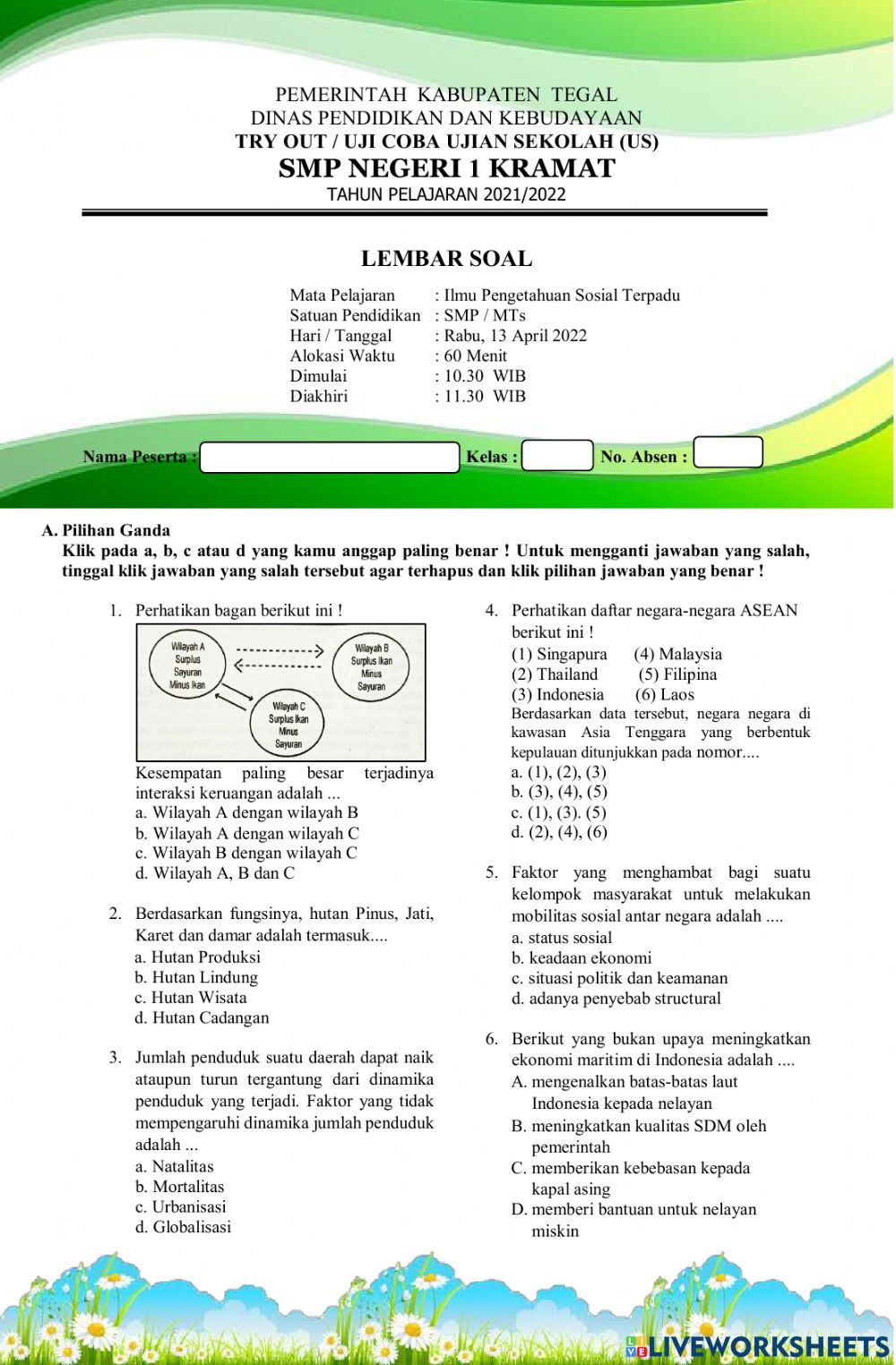 Detail Contoh Soal Dinamika Penduduk Dan Jawabannya Nomer 44