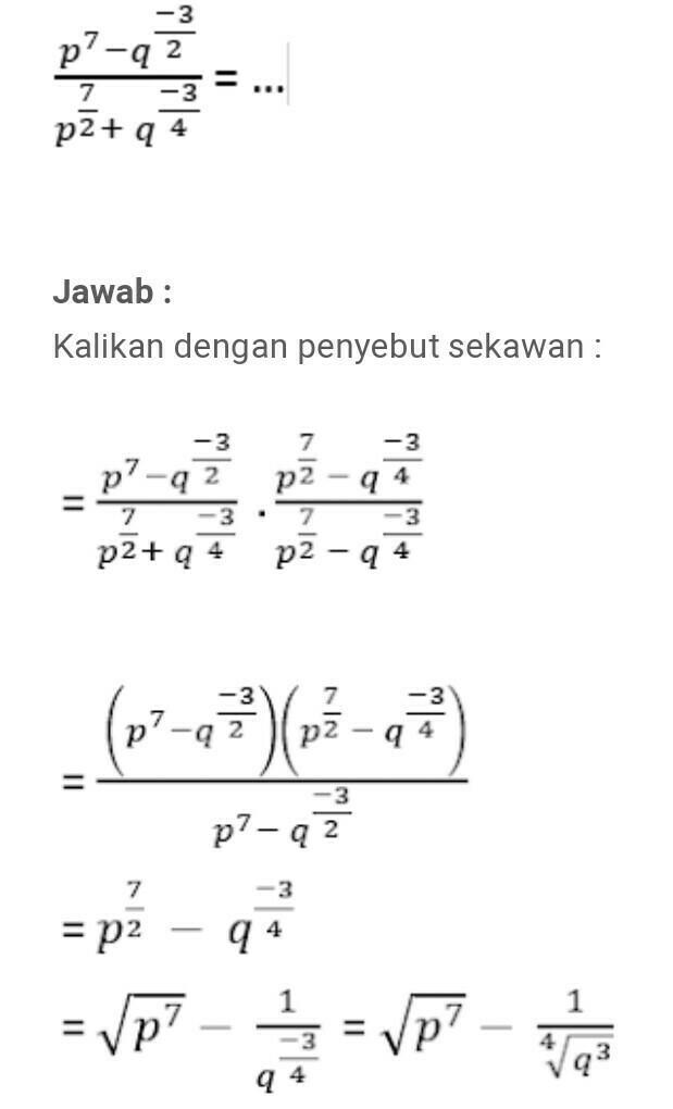 Detail Contoh Soal Eksponen Dan Pembahasannya Nomer 36