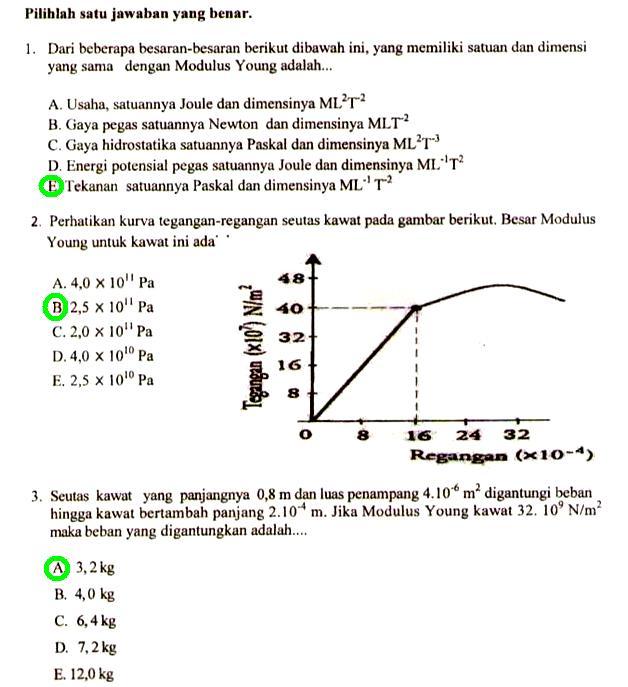 Detail Contoh Soal Elastisitas Fisika Dan Jawabannya Nomer 15