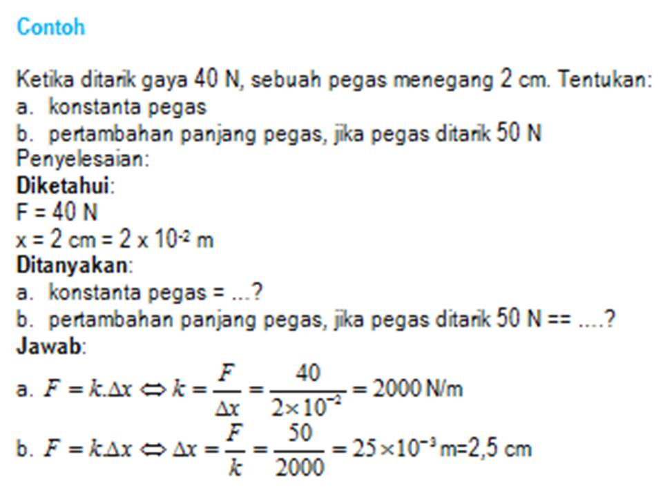 Detail Contoh Soal Elastisitas Fisika Dan Jawabannya Nomer 17