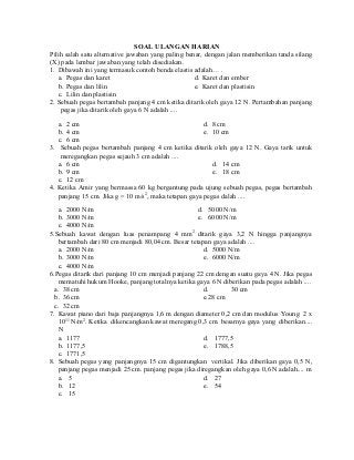 Detail Contoh Soal Elastisitas Fisika Dan Jawabannya Nomer 20