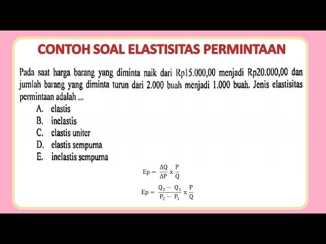 Detail Contoh Soal Elastisitas Fisika Dan Jawabannya Nomer 7