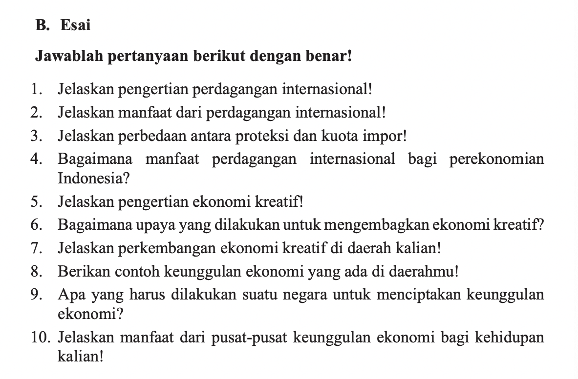 Detail Contoh Soal Essay Bahasa Indonesia Kelas 9 Semester 1 Nomer 20