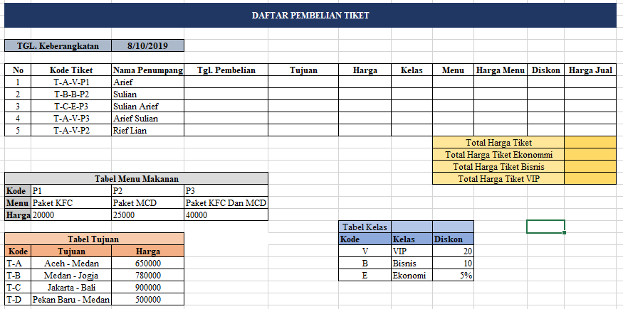 Detail Contoh Soal Excel Nomer 37