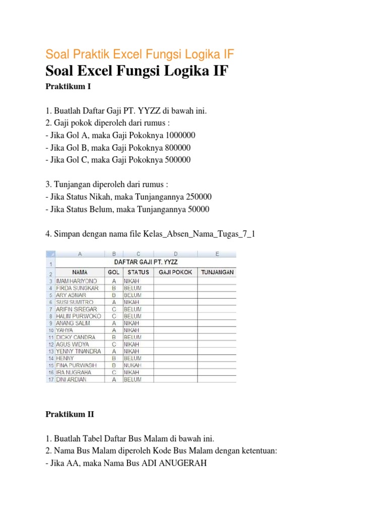 Detail Contoh Soal Excel Nomer 48