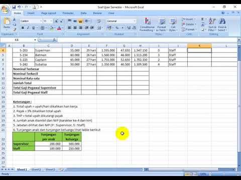 Detail Contoh Soal Excel Dan Jawabannya Nomer 2