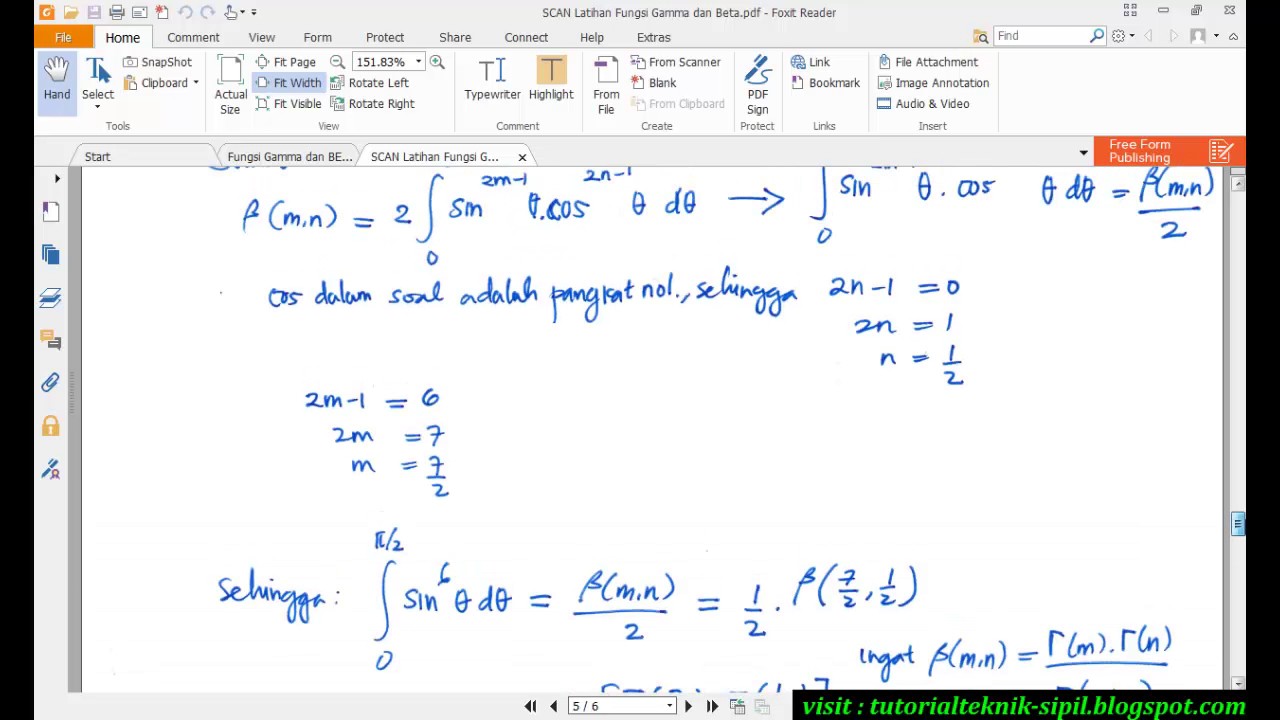 Detail Contoh Soal Fungsi Gamma Nomer 15