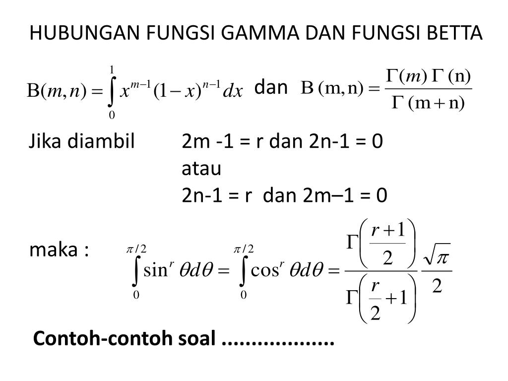 Detail Contoh Soal Fungsi Gamma Nomer 17