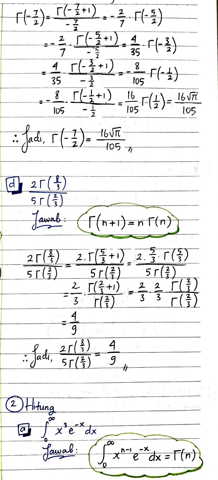 Detail Contoh Soal Fungsi Gamma Nomer 28