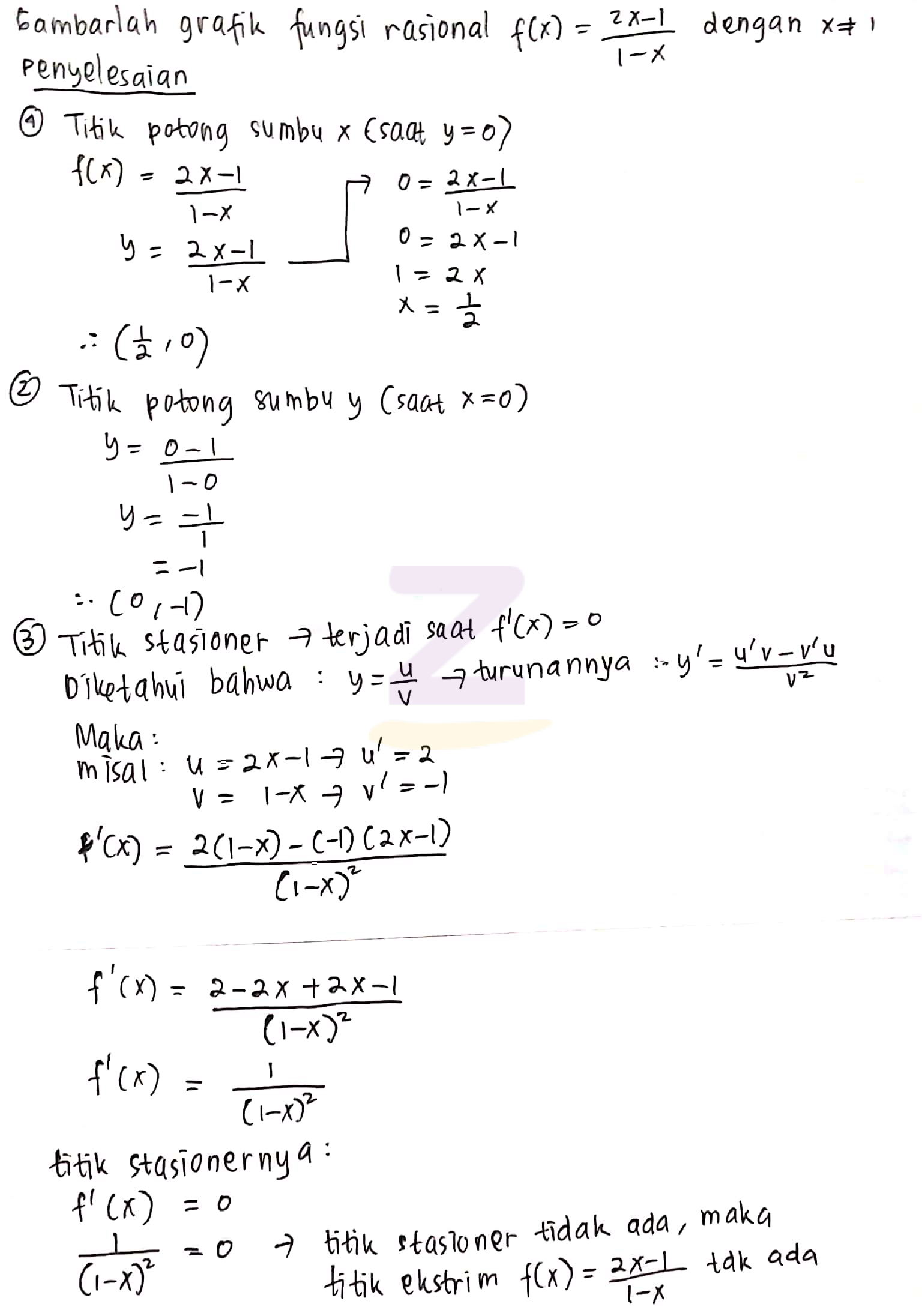 Detail Contoh Soal Fungsi Rasional Nomer 6