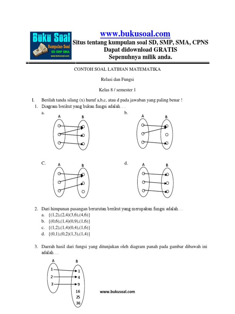 Detail Contoh Soal Fungsi Sma Nomer 18